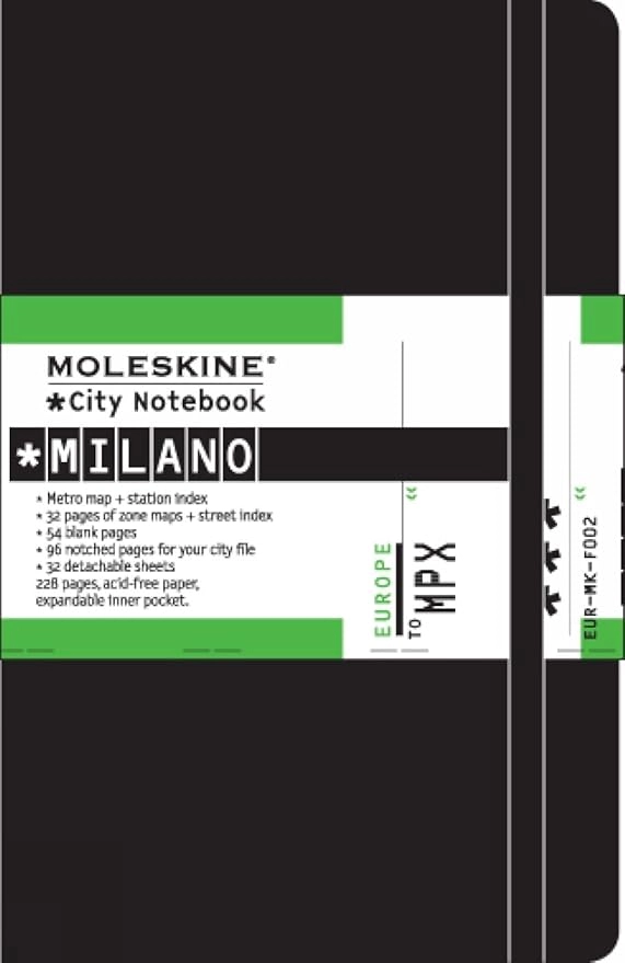 Een City Notebook MILANO ** zonder recht van retour ** koop je bij Moleskine.nl